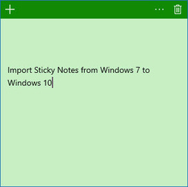 desktop sticky notes windows 7