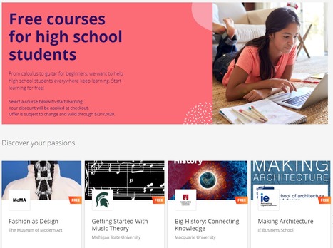 Free Online Courses for High School Students | iGeneration - 21st Century Education (Pedagogy & Digital Innovation) | Scoop.it
