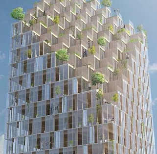 Le premier gratte-ciel en bois à Stockholm ? | Veille territoriale AURH | Scoop.it