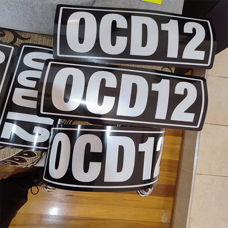 Custom High-Visibility Vehicle Number Signs for Identification! | Creative Signage & Innovative Printing Trends | Scoop.it