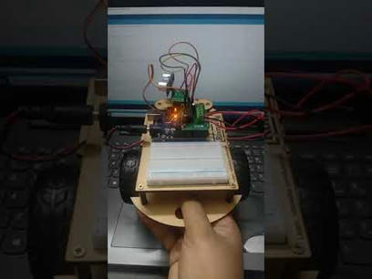 Model of Self driving car using Arduino microco...