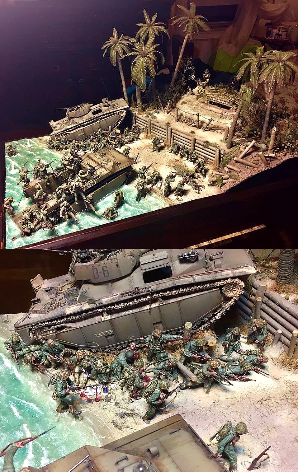 WWII Pacific War USMC Diorama Landing | Militar...