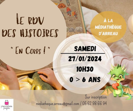 Rendez-vous des histoires à la Médiathèque d'Arreau le 27 janvier | Vallées d'Aure & Louron - Pyrénées | Scoop.it