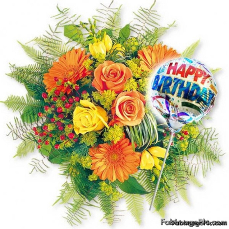 Happy Birthday Flowers Images Free Download For