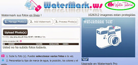 Poner marca de agua a imagen online | TIC & Educación | Scoop.it