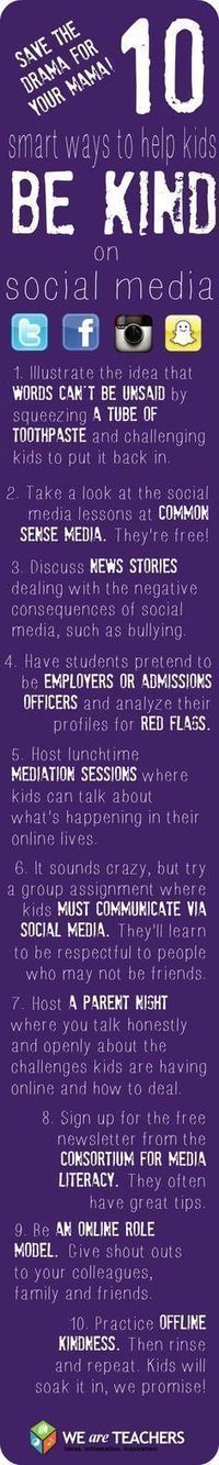 "Digital citizenship": 10 maneras de ayudar a los niños a comportarse de manera adecuada en redes sociales [EN] | Recursos para la orientación educativa | Scoop.it