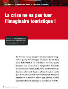 REVUE-ESPACES | Et le Covid tua le tourisme... | IATU - Tourisme | Scoop.it