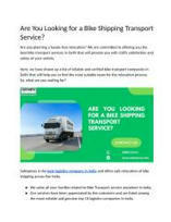 Are You Looking for a Bike Shipping Transport Service ? -Safexpress | Safexpress Pvt. LTD. | Scoop.it