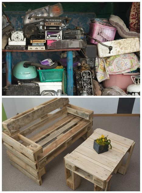 Recycling Unused Garage Items Into Home Decor Treasure | 1001 Recycling Ideas ! | Scoop.it