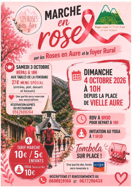 Marche en rose &agrave; Vielle-Aure les 3 et 4 octobre | Vall&eacute;es d'Aure & Louron - Pyr&eacute;n&eacute;es | Scoop.it