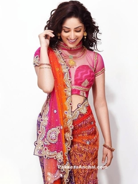 Yami Gautam in Beautiful Pink Designer Wear Bollywood Lehenga Saree for RS Brothers Photoshoot | Indian Fashion Updates | Scoop.it