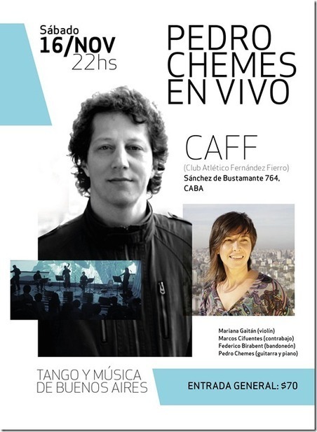 Pedro Chemes en el CAFF | Mundo Tanguero | Scoop.it