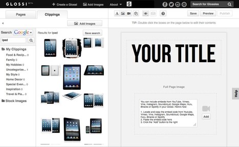 Glossi | Herramientas web para contar historias - storytelling | Scoop.it