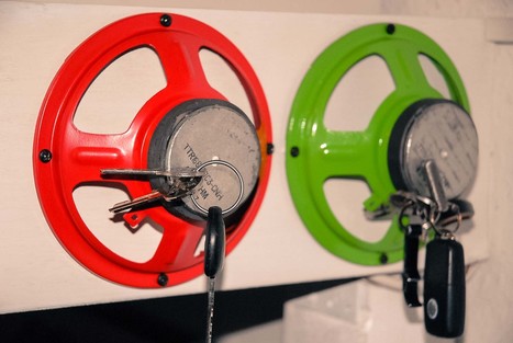 Upcycled Speaker as Key holder | 1001 Recycling Ideas ! | Scoop.it