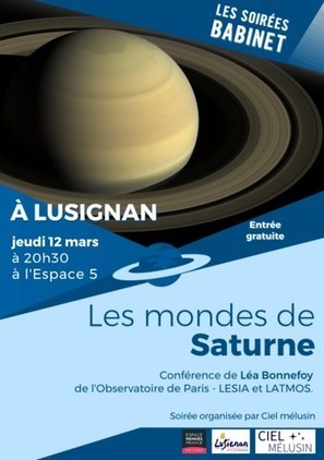 Les mondes de Saturne | ECHOSCIENCES - Nouvelle-Aquitaine | Astronomie — Planétarium de Poitiers | Scoop.it