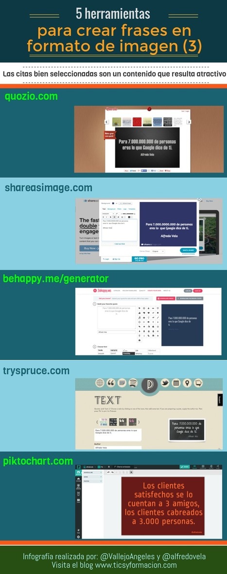 5 herramientas online para crear frases en formato de imagen (3) | TIC & Educación | Scoop.it
