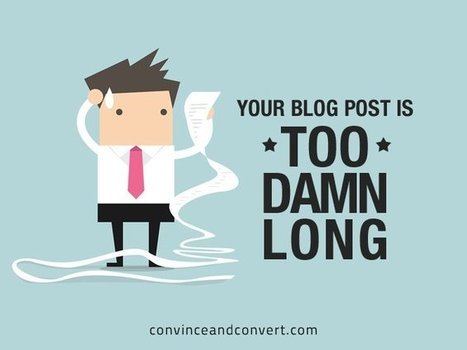 Your Blog Post Is Too Damn Long | Convince and Convert: Social Media Strategy and Content Marketing Strategy | Content Marketing | Scoop.it