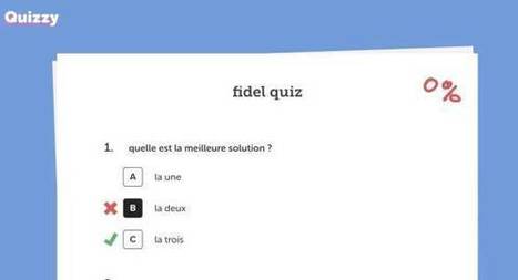 Quizzy. Générateur de tests pour le papier et pour le web | Albi - Veille e-tourisme | Scoop.it