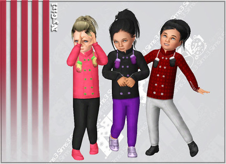 Snow Suit with Mittens (Female Toddler) << NyGirl Sims | Les Sims | Scoop.it