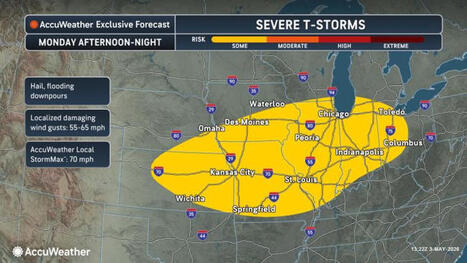 After weekend lull, dangerous storms to refire in central US starting Monday - Accuweather | Operation Deimos | Scoop.it