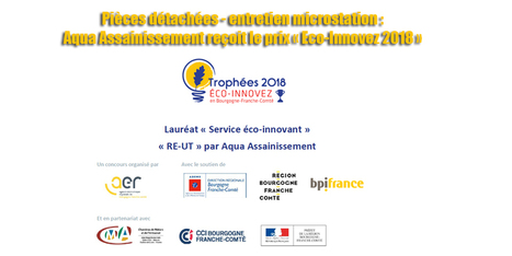 Pièces détachées - entretien microstation :  reçoit le prix « Eco-Innovez 2018 » | Actualités, Communiqués Presse, Nouveautés, Infos... | Scoop.it