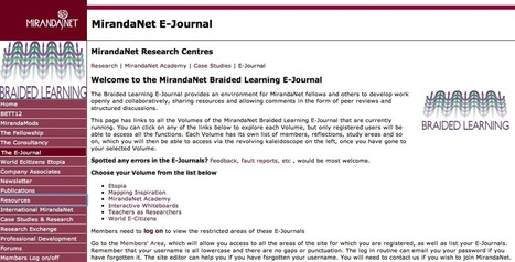 MirandaNet Research - Braided Learning Ejournal | Digital Delights | Scoop.it