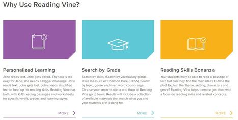 Reading Comprehension Passages, Questions, Vocabulary - free from  ReadingVine.com | Education 2.0 & 3.0 | Scoop.it