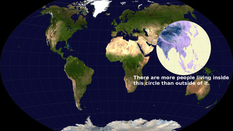 More than half of the world's population lives inside this circle | Stage 5  Changing Places | Scoop.it