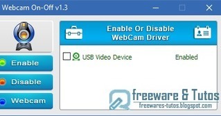 WebCam On-Off : activez ou désactivez facilement votre webcam | Freewares | Scoop.it