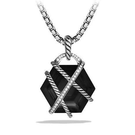 Cable Wrap Pendant with Diamonds | Blingy Fripperies, Shopping, Personal Stuffs, & Wish List | Scoop.it