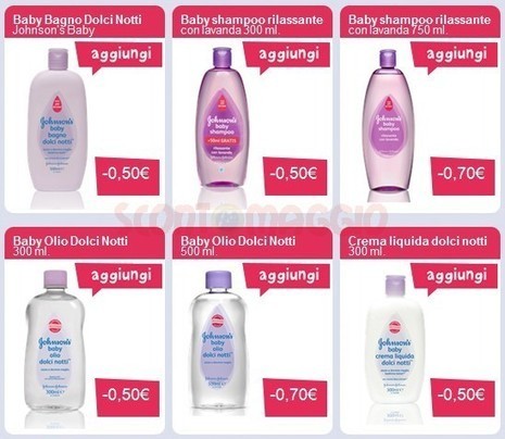Buoni sconto Johnson’s Baby | scontOmaggio | Coupon e buoni sconto per la spesa alimentare | Scoop.it