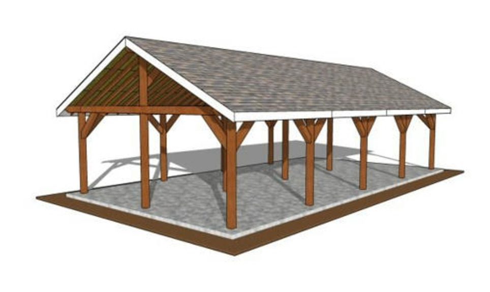 20x40 Gable Gazebo Plans - PDF Download | Garden Plans | Scoop.it