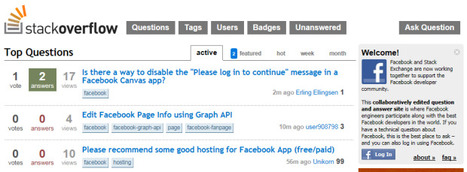 Facebook, Stack Overflow launch new developer forum | ZDNet | Code it | Scoop.it