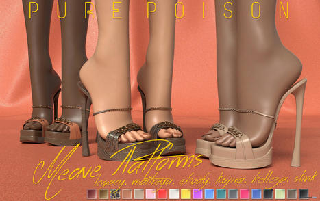 Meave Platforms July 2022 Group Gift by Pure Poison | Teleport Hub - Second Life Freebies | Second Life Freebies | Scoop.it
