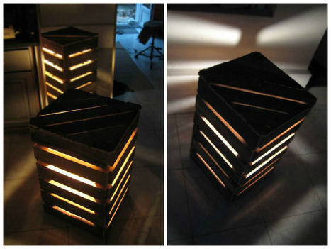 Upcycled Pallet Cube Light | 1001 Pallets ideas ! | Scoop.it