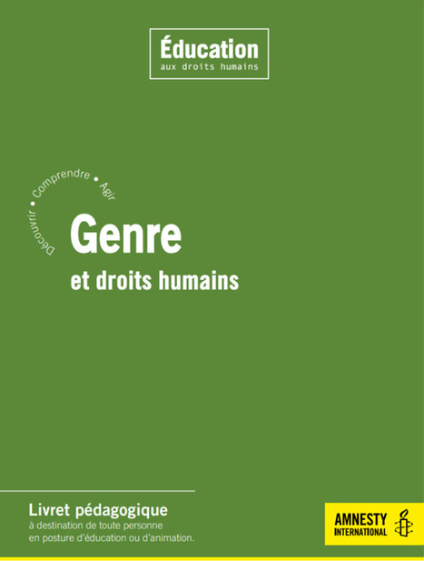 Nouveau livret p&eacute;dagogique EDH &laquo;&nbsp;Genre et droits humains&nbsp;&raquo; | Veille &Eacute;ducative - L'actualit&eacute; de l'&eacute;ducation en continu | Scoop.it