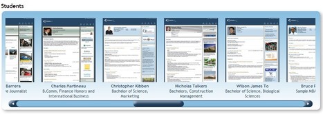 VisualCV • Resume Examples • Real People, Real Resume Examples | 21st Century Tools for Teaching-People and Learners | Scoop.it