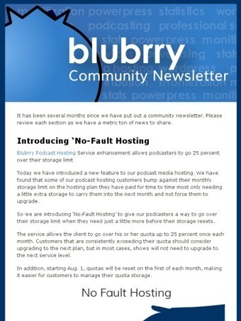 Blubrry Podcast Community Newsletter July 2014 | Podcasts | Scoop.it