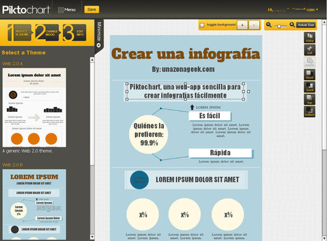 Crear una infografía a partir de plantillas prediseñadas: Piktochart | Una Zona Geek | Educación 2.0 | Scoop.it