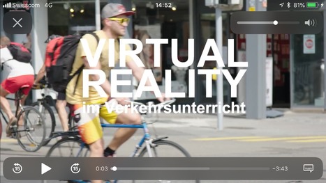 Gefahren erkennen auf dem Velo mit Virtual Reality - Stadt Zürich | 3D for Learning | Scoop.it