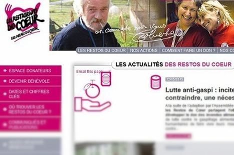 Journal du Net : "Les Restos du Cœur font leur transformation numérique | Ce monde à inventer ! | Scoop.it