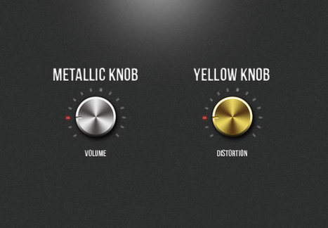 Free PSD - Metallic Knob | G-Tips: Design Ressources | Scoop.it