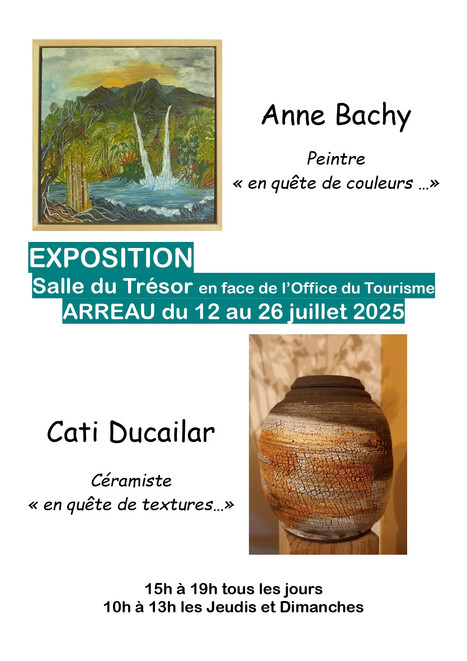 Exposition de peintures et céramiques à Arreau du 12 au 26 juillet | Vallées d'Aure & Louron - Pyrénées | Scoop.it