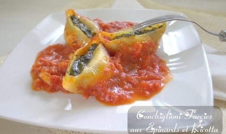 Pates farcies aux épinards et ricotta | Plats et recettes rapides, idées de menu de semaine sain et facile | Scoop.it