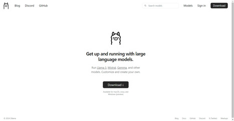 Ollama : Get up and running with large language models | Time to Learn | Scoop.it