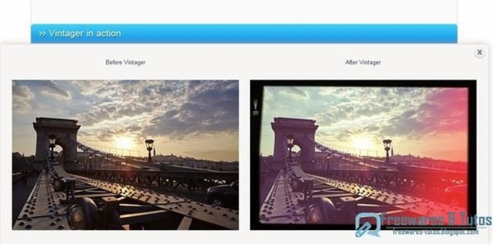 Vintager : un logiciel gratuit pour donner à vos photos un look vintage et rétro | TIC, TICE et IA mais... en français | Scoop.it