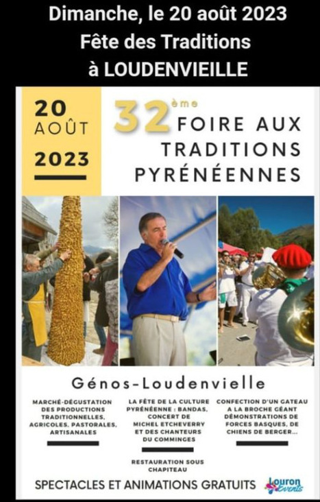 Fête des traditions à Loudenvielle le 20 août | Vallées d'Aure & Louron - Pyrénées | Scoop.it