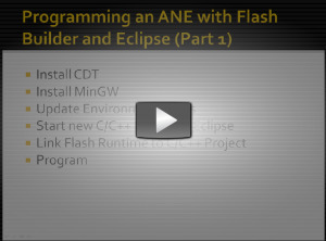 Creating a Windows AIR Native Extension with Eclipse – Part 1 | Everything about Flash | Scoop.it