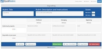 How to Create and Edit Rubrics on Quick Rubric | TIC & Educación | Scoop.it