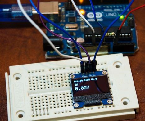 Arduino OLED SSD1306 Voltage Meter | #Coding #Maker #MakerED #MakerSpaces #LEARNingByDoing | 21st Century Learning and Teaching | Scoop.it